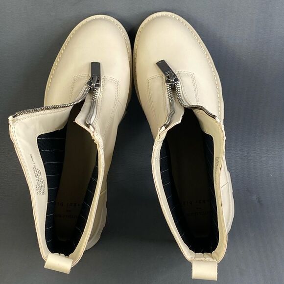 Gianni Bini x Nastia Liukin Bowery Leather Zip-Up Lug Sole Booties womens 6 - Picture 6 of 9